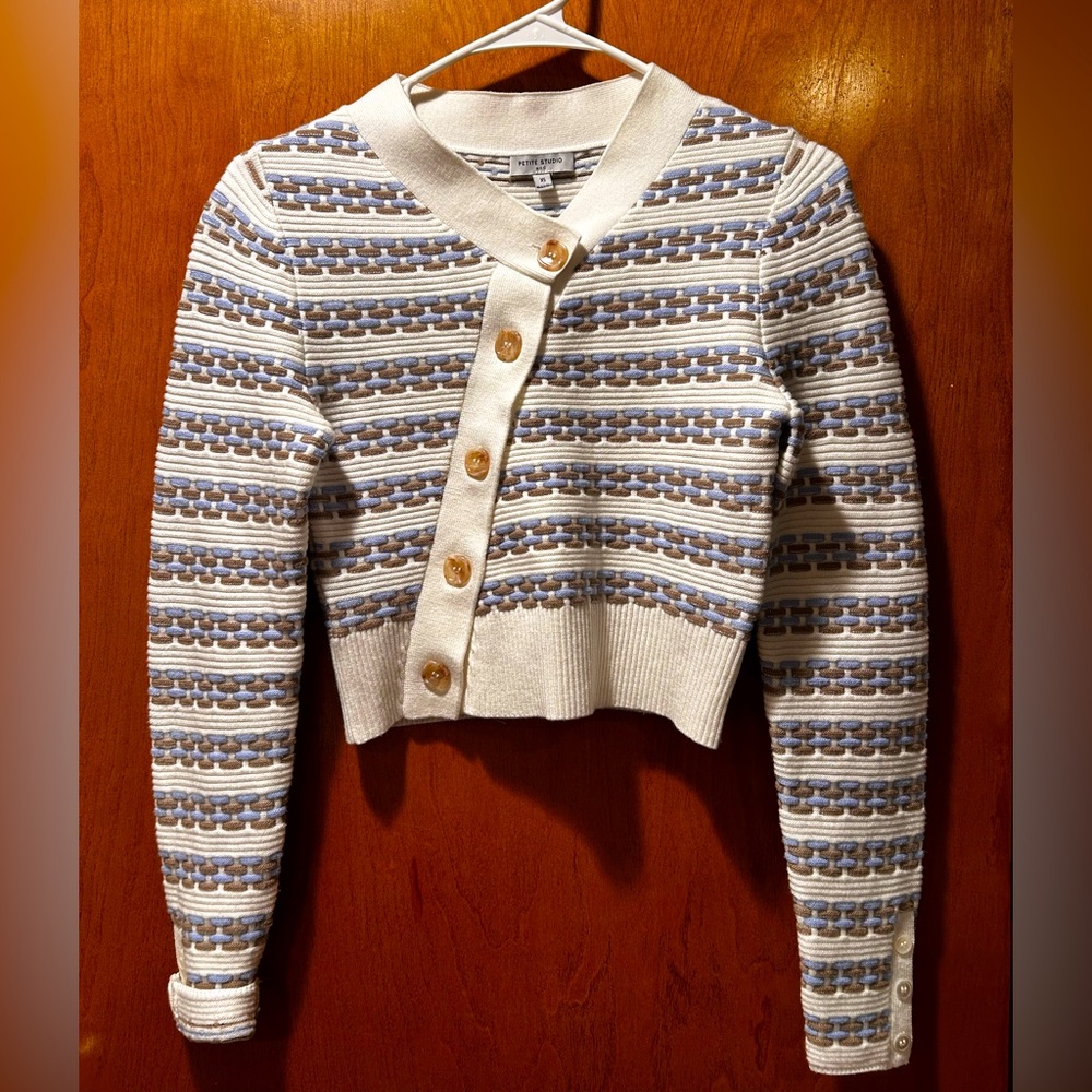 Petite Studio Cropped Sweater
